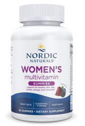 Nordic Naturals Women's Multivitamin Gummies Kompleks witamin dla kobiet 60 żelków smak owoce leśne