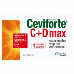 Simply You Ceviforte Max Vitamina C + D 30 kaps.