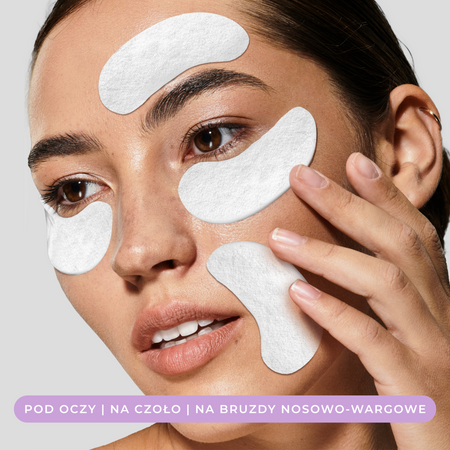 L'biotica Hydrożelowe płatki pod oczy ze śluzem ślimaka odmładzające 3 pary