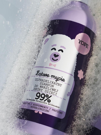 Yope - Ultradelikatny szampon do mycia wrażliwej skóry dzieci 300ml