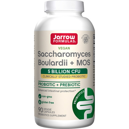 Jarrow Formulas Saccharomyces Boulardii + MOS - 90 kaps.