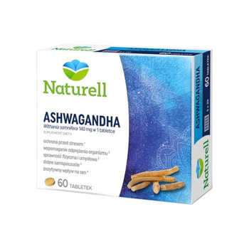Naturell ashwagandha 60 tabletek