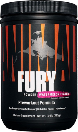 Universal Nutrition Animal Fury przedtreningówka 480 g smak arbuz