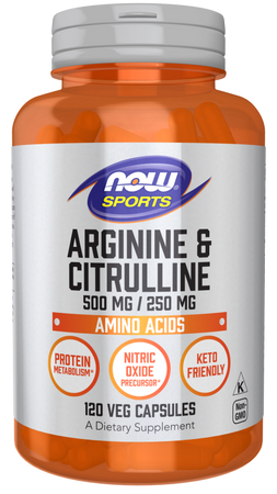 Now Foods - Arginina i Cytrulina (120 kaps.)