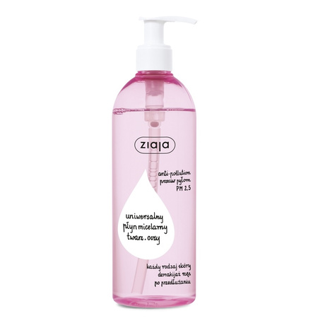 Ziaja De-makijaż, Uniwersalny płyn micelarny do twarzy i oczu 390ml