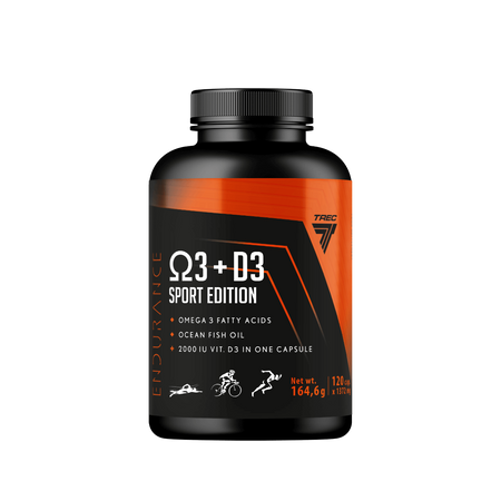 Trec Endurance OMEGA 3 + D3 SPORT EDITION 120 kaps.