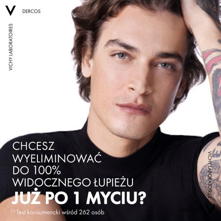 Vichy - Dercos, szampon przeciwłupieżowy włosy normalne i przetłuszczające się – 200 ml