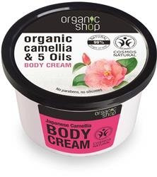 Organic shop - Krem do ciała. Japońska kamelia - 250 ml
