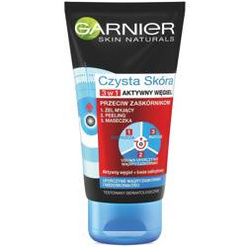 Czysta Skóra Aktywny Węgiel żel myjący do twarzy 3w1 150ml