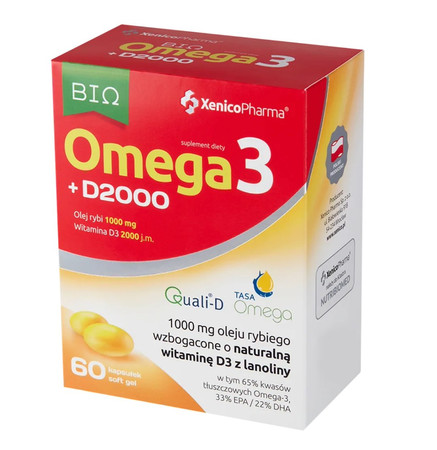 Xenicopharma Omega 3 D3 2000 60 Kaps.