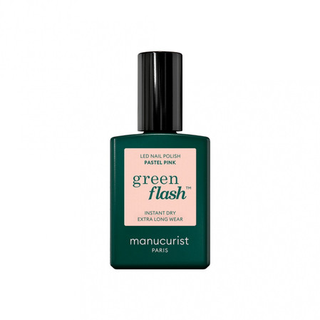 Green Flash Nail Polish lakier do paznokci Pastel Pink 15ml