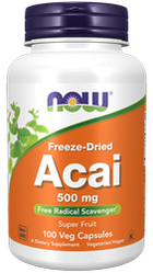 Now Foods Acai 500 mg - 100 tabl. vege