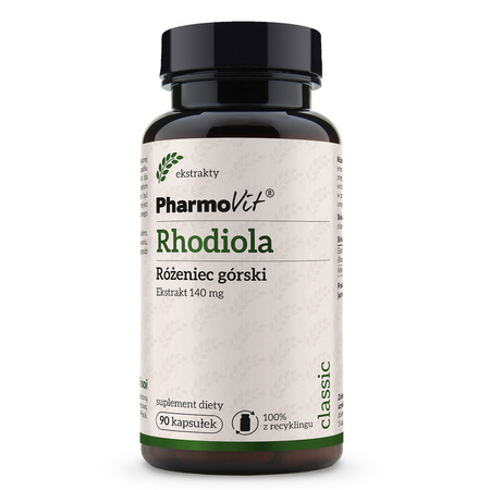 Pharmovit Rhodiola Różeniec Górski 140 mg - 90 kaps.