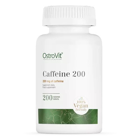 OstroVit Kofeina 200 mg VEGE 200 tabletek