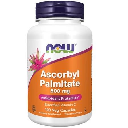 Now Foods − Palmitynian askorbylu 500 mg − 100 kaps.