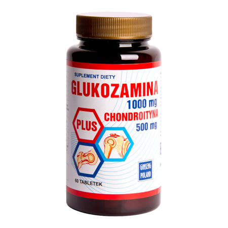 Ginseng Glukozamina 1000 mg chondroityna 500 mg 60