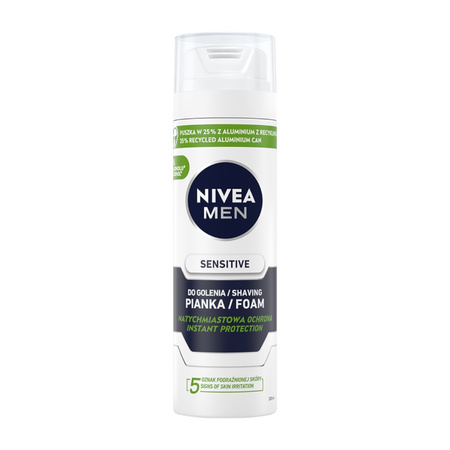 Men Sensitive łagodząca pianka do golenia 200ml