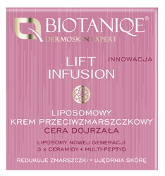 Biotaniqe - Lift Infusion, Liposomowy Krem Przeciwzmarszczkowy 50+, 50 ml