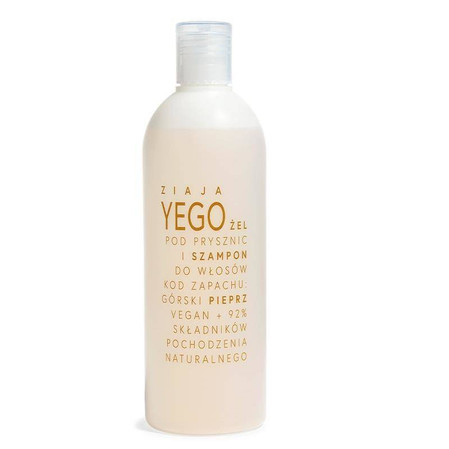Ziaja Yego, Żel pod prysznic i szampon do włosów Górski Pieprz 400ml