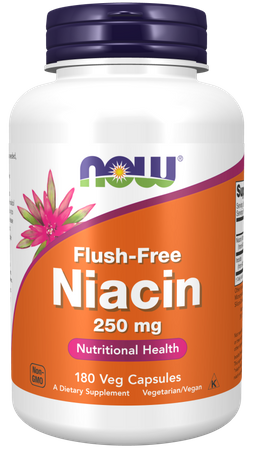 Niacyna flush-free Niacin 250 mg - 180 kaps.
