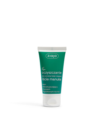 Ziaja, Liście Manuka krem mikrozłuszczający  50ml