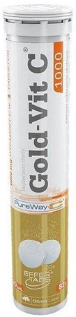 Olimp Labs Gold vit 1000 smak cytryna 20 tabl.