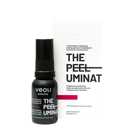 The Peeluminator rozświetlająco-napinający peeling pod oczy 15ml