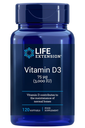 Witamina D3 3000 IU (120 kaps.)
