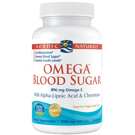 Nordic Naturals Omega Blood Sugar 60 kaps.