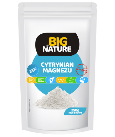 Big Nature Cytrynian Magnezu 250 g