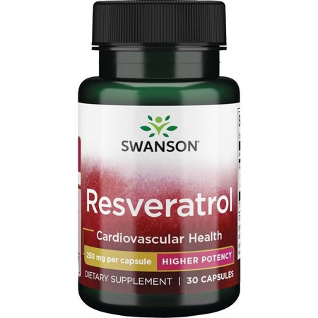 Swanson Resweratrol 250 Mg 30 K