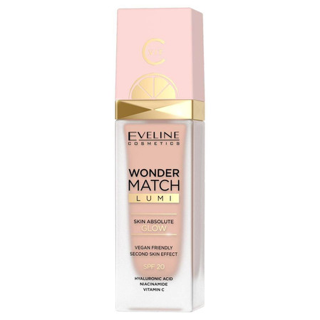 Eveline Wonder Match Lumi Podkład rozświetlający nr 10 Vanilla 30ml
