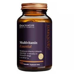 Doctor Life Multivitamin Essential bioaktywne witaminy & minerały suplement diety 100 kaps.