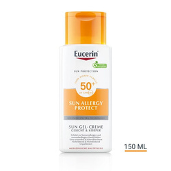 EUCERIN SUN ALLERGY PROTECT SPF50+ ŻEL KREM OCHRONNY DO TWARZY I CIAŁA 150ML