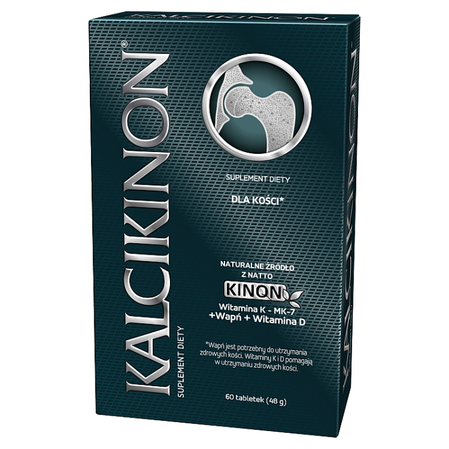 Kalcikinon Suplement diety dla kości 48 g (60 sztuk)