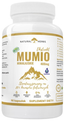 Natural Herbsmumio Himalajskie Shilajit 400Mg VEGE 90 kaps.
