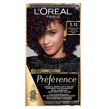 Preference farba do włosów 3.12 Toronto