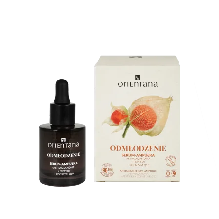 Orientana - Odmłodzenie Serum-ampułka Ashwagandha Peptydy Koenzym Q10 30ml