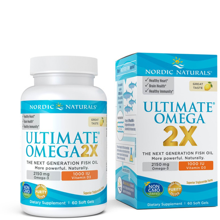 Ultimate Omega 2X with Vitamin D3 (60 kaps.)