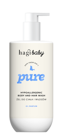 Hagi Baby Pure Hipoalergiczny żel do mycia ciała i włosów 300 ml