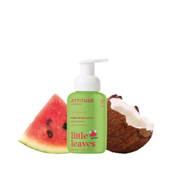 Attitude SUPER LEAVES™, Mydło w piance do rąk dla dzieci o zapachu arbuza i kokosa, 295 ml
