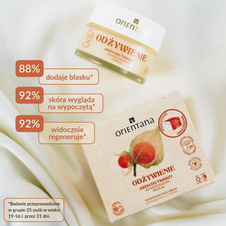 Orientana - Odżywczy krem do twarzy, Ashwagandha 40ml