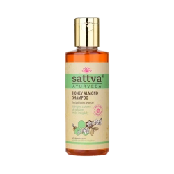 Sattva -  Ziołowy szampon do włosów Miód i Migdały 210ml