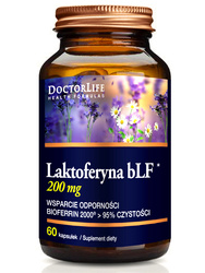 Doctor Life Laktoferyna bLF 100mg na wsparcie odporność 60 kaps.