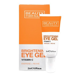 Beauty Formulas - Rozjaśniający żel pod oczy z witaminą C 20ml