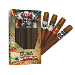 Cuba America zestaw Black woda toaletowa spray 35ml + Green woda toaletowa spray 35ml + Brown woda toaletowa spray 35ml + Grey woda toaletowa spray 35ml