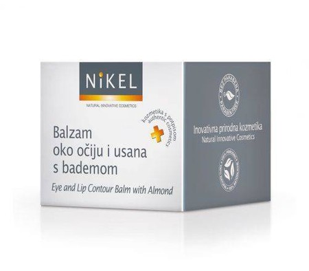 Nikel, Nawilżający krem pod oczy i wokół ust z olejkiem migdałowym, 15 ml