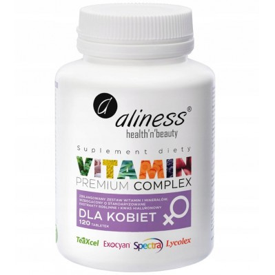 Aliness Premium Vitamin Complex dla kobiet 120 tabl.