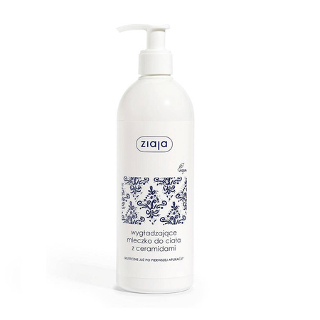 Ziaja, Wygładzające mleczko do ciała z ceramidami − 400 ml
