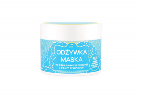 Odżywka - Maska do włosów na bazie serwatki mlecznej z olejem arganowym 250ml NAMI
